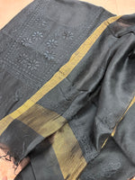 Load image into Gallery viewer, Lucknowi Chikanwork Chanderi silk top and dupatta