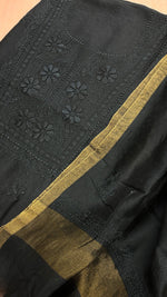 Load image into Gallery viewer, Lucknowi Chikanwork Chanderi silk top and dupatta