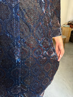 Load image into Gallery viewer, Velvet handblocked ajrakh stitched tops