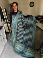 Load image into Gallery viewer, Pure vanaspathi handblocked modal silk 2 piece suit