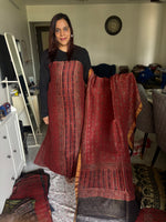 Load image into Gallery viewer, AJRAK linen by linen 2 piece set MF0079