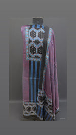 Load image into Gallery viewer, Designer style natural dye modal silk hand block ajrakh 2 piece set