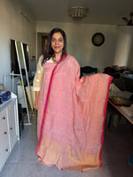 Load image into Gallery viewer, Pure linen handwoven jamdani 2 piece set