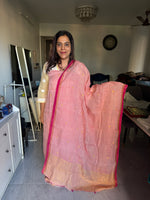 Load image into Gallery viewer, Pure linen handwoven jamdani 2 piece set