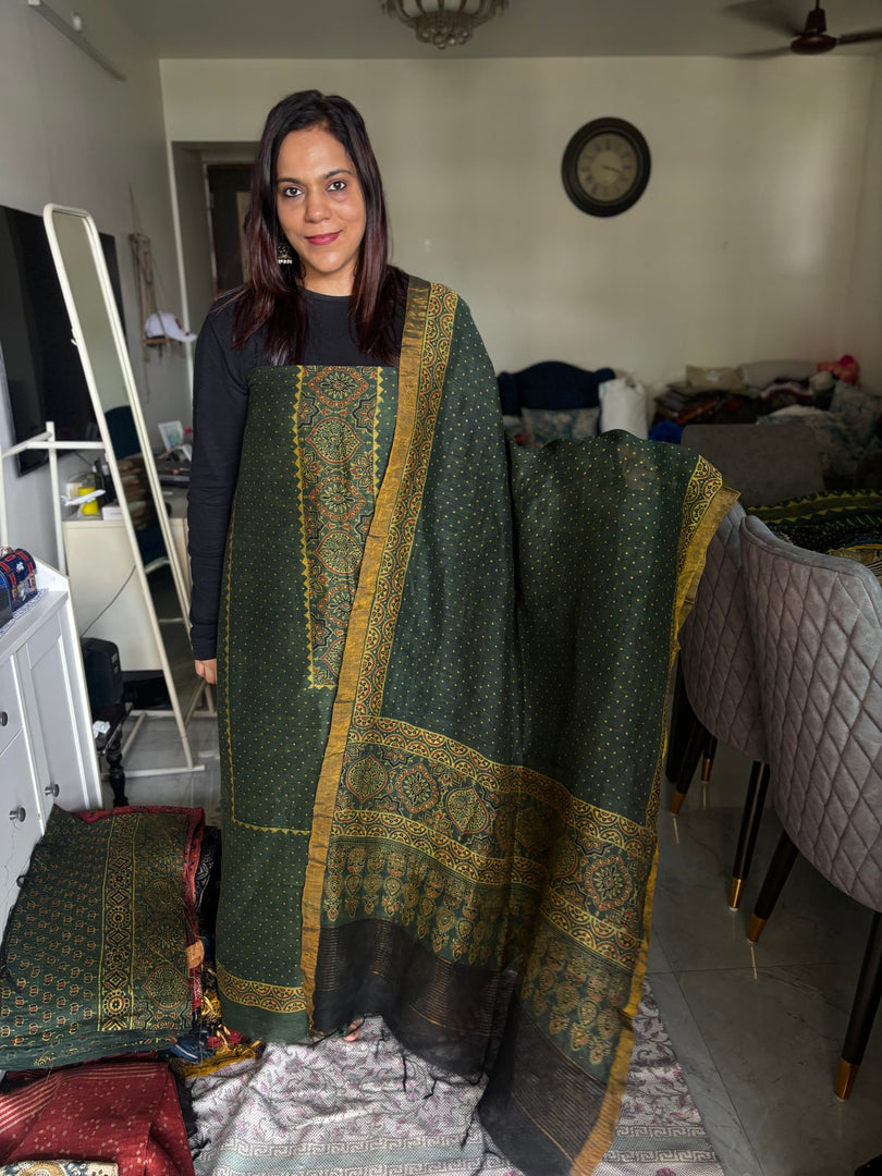 AJRAK linen by linen 2 piece set MF0083