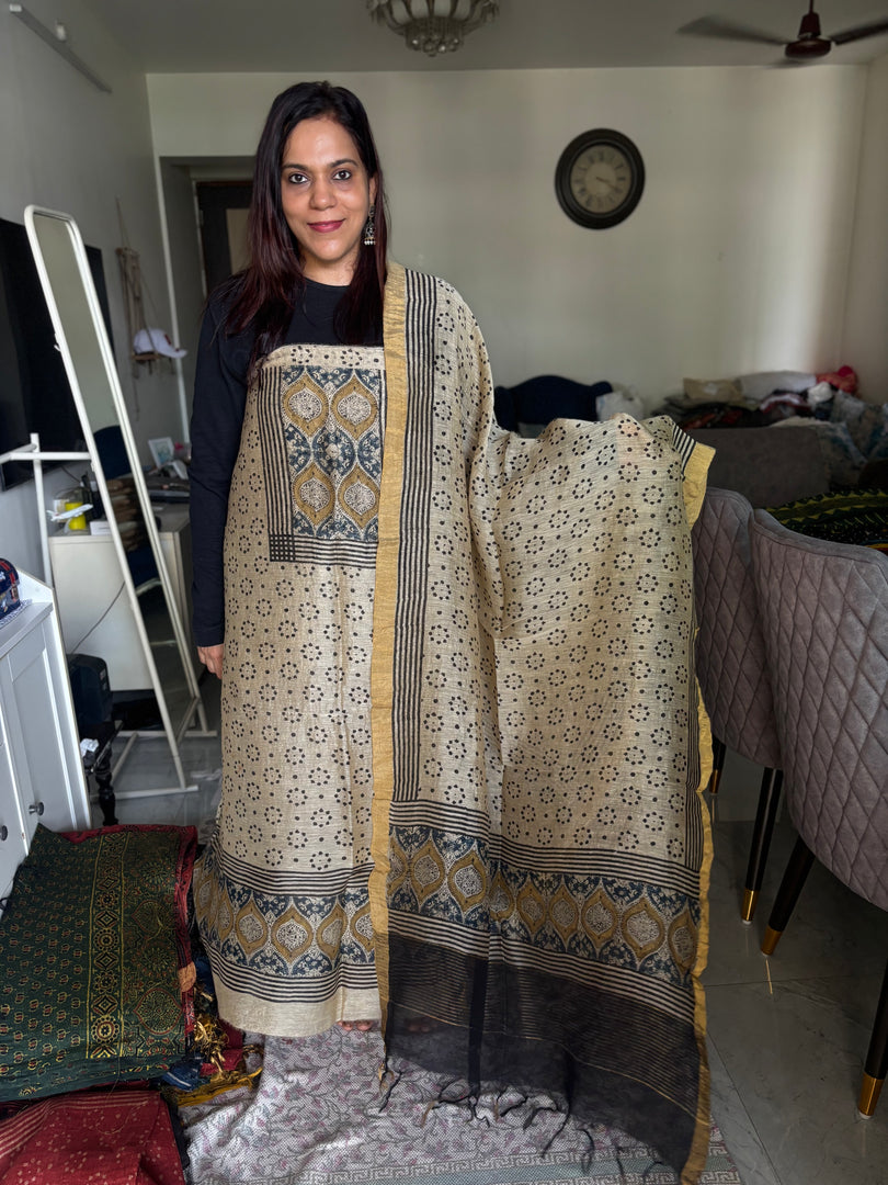 AJRAK linen by linen 2 piece set MF0083