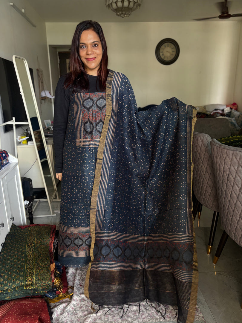 AJRAK linen by linen 2 piece set MF0083