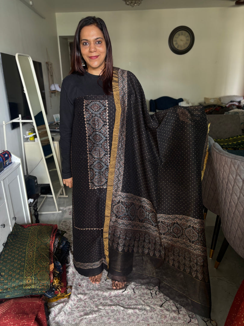 AJRAK linen by linen 2 piece set MF0083