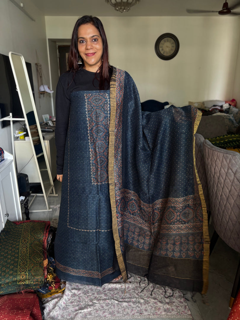 AJRAK linen by linen 2 piece set MF0083
