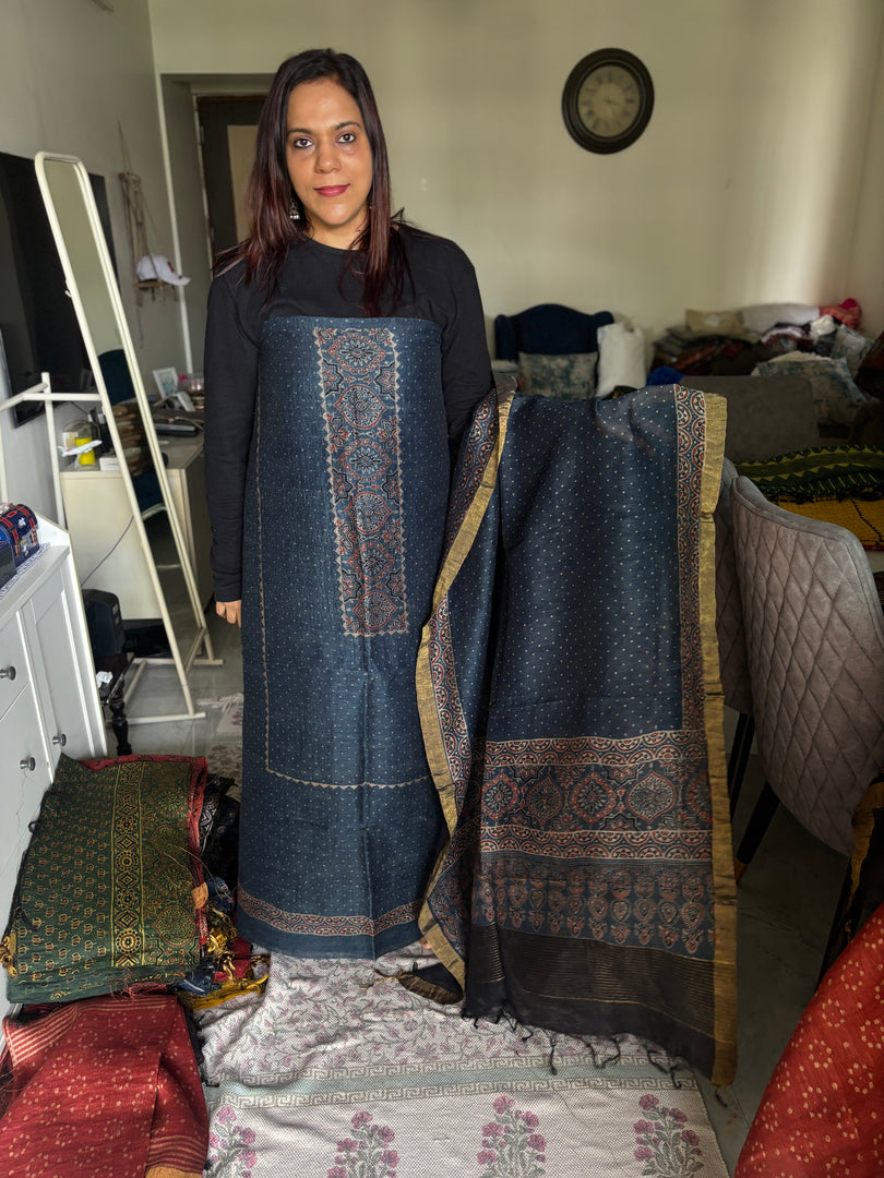 AJRAK linen by linen 2 piece set MF0083