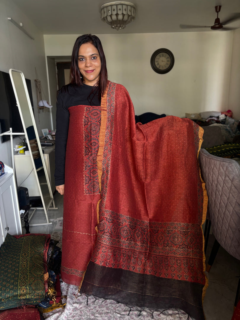 AJRAK linen by linen 2 piece set MF0083