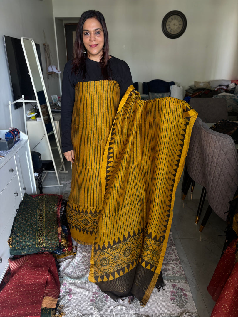 AJRAK linen by linen 2 piece set MF0083