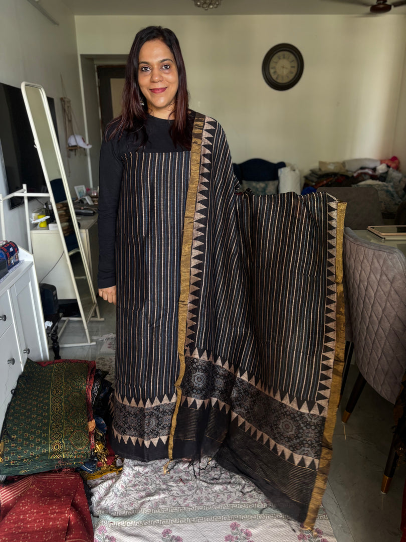 AJRAK linen by linen 2 piece set MF0083