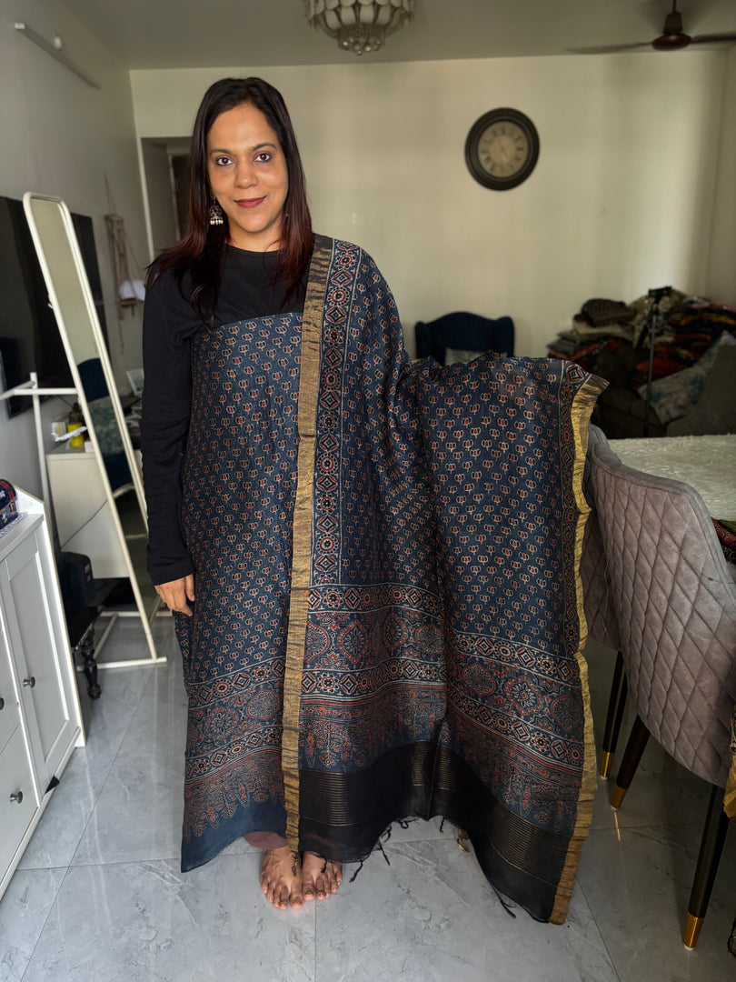 AJRAK linen by linen 2 piece set MF0083