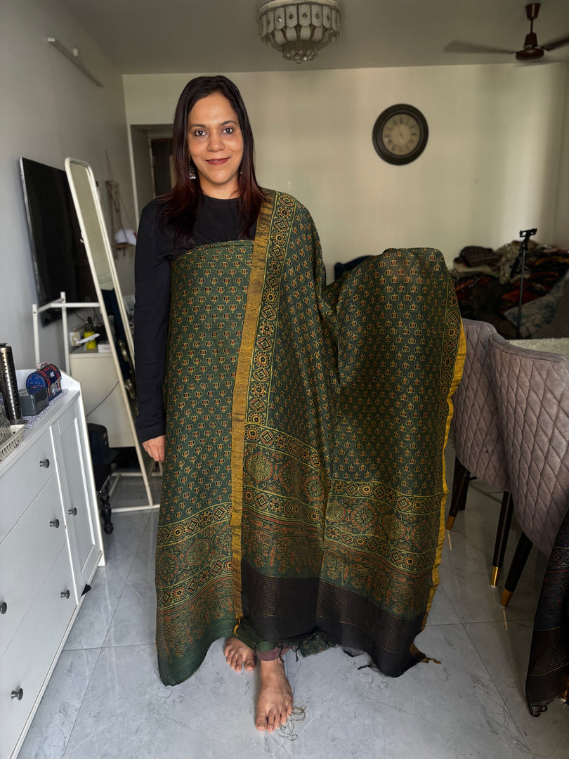 AJRAK linen by linen 2 piece set MF0083
