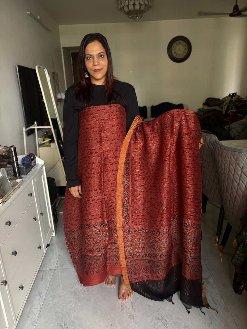 AJRAK linen by linen 2 piece set MF0083
