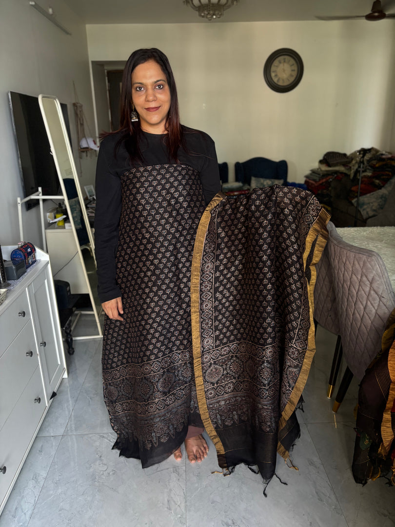 AJRAK linen by linen 2 piece set MF0083