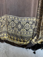 Load image into Gallery viewer, SITAARA Eid Edit 2026 Handworked Natural dye modal silk handblocked ajrakh 3 m top and dupatta 2 piece set