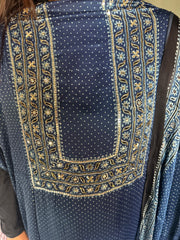 SITAARA Eid Edit 2026 Handworked Natural dye modal silk handblocked ajrakh 3 m top and dupatta 2 piece set