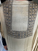 Load image into Gallery viewer, SITAARA Eid Edit 2026 Handworked Natural dye modal silk handblocked ajrakh 3 m top and dupatta 2 piece set