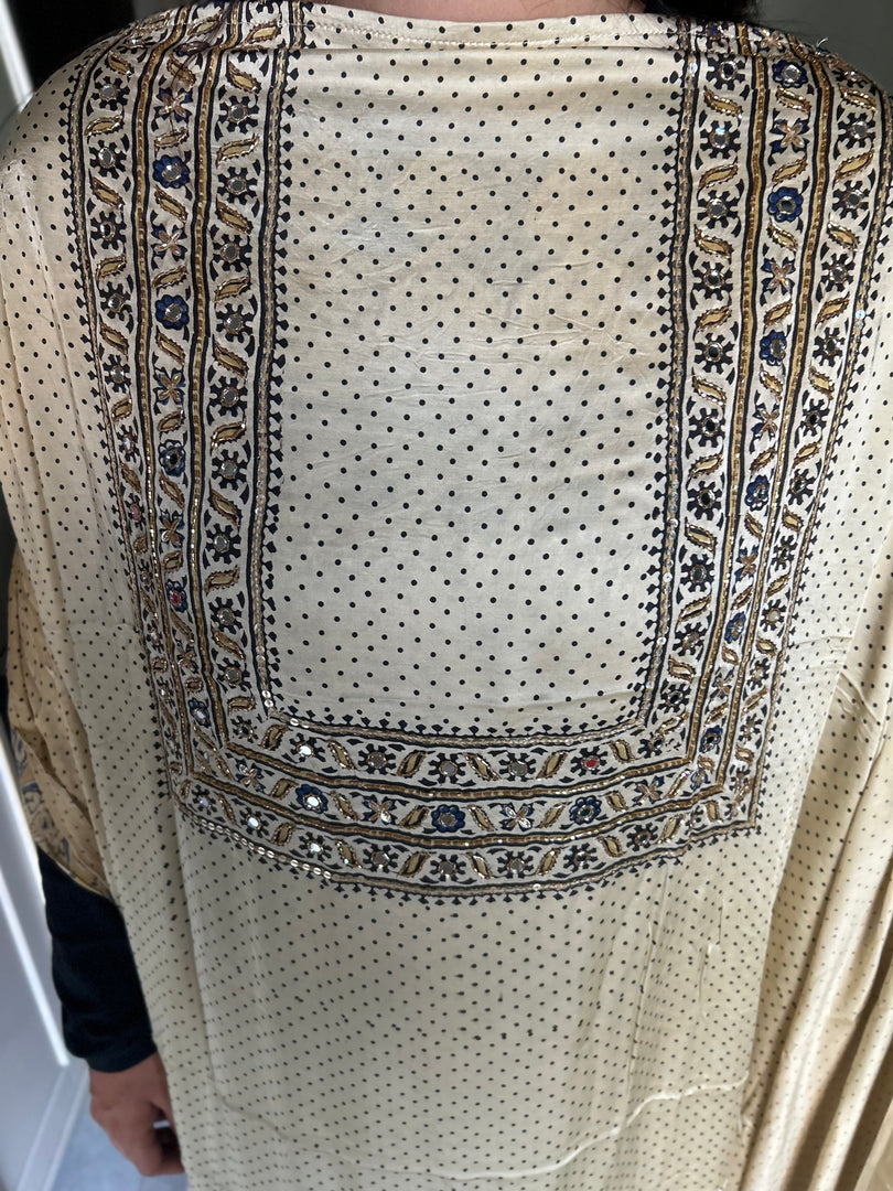 SITAARA Eid Edit 2026 Handworked Natural dye modal silk handblocked ajrakh 3 m top and dupatta 2 piece set