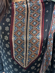 SITAARA Eid Edit 2026 Handworked Natural dye modal silk handblocked ajrakh 3 m top and dupatta 2 piece set