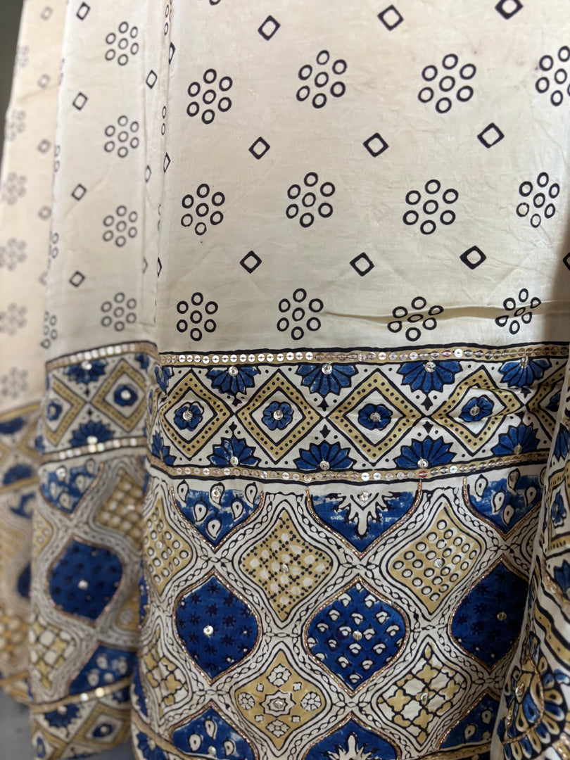 SITAARA Eid Edit 2026 Handworked Natural dye modal silk handblocked ajrakh 3 m top and dupatta 2 piece set