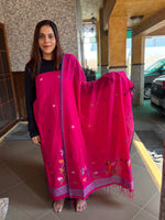 Load image into Gallery viewer, Pure cotton handweaved jamdani top and dupatta 2 piece set
