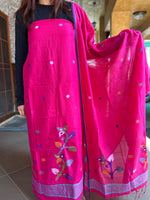 Load image into Gallery viewer, Pure cotton handweaved jamdani top and dupatta 2 piece set
