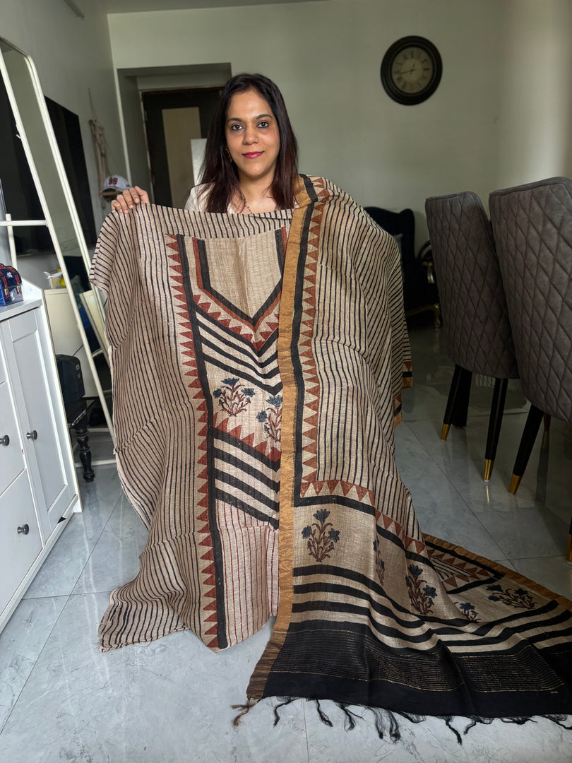 AJRAK linen by linen 2 piece set MF0084