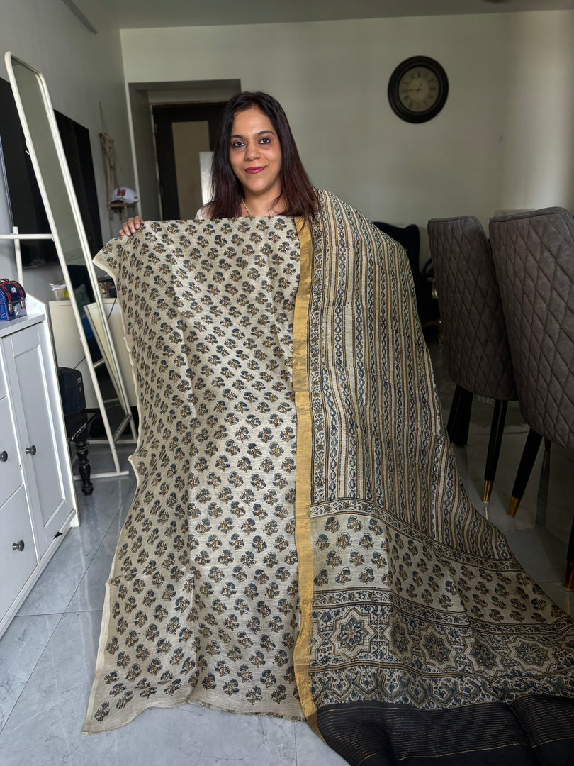 AJRAK linen by linen 2 piece set MF0084