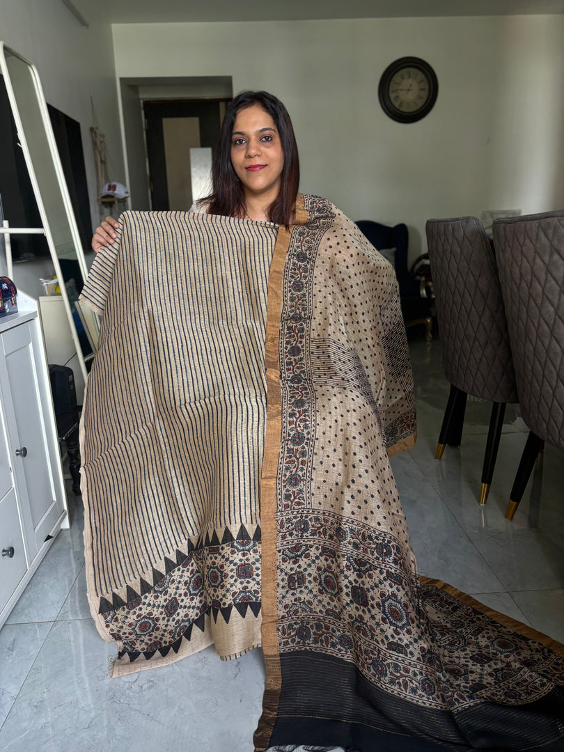 AJRAK linen by linen 2 piece set MF0084