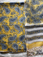 Load image into Gallery viewer, Pure cotton handblock 5 m fabric with Kota Doria dupatta
