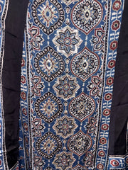 Handworked natural dye pure modal silk top and dupatta 2 piece set Handworked on the panel of the top and on the daman of the dupatta