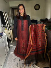 AJRAK linen by linen 2 piece set MF0086