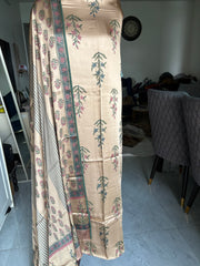 Handblock chikku shade modal cotton 3 piece set