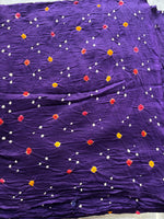Load image into Gallery viewer, Pure cotton Bandhej fabric 2.5 m
