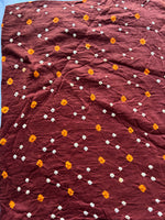Load image into Gallery viewer, Pure cotton Bandhej fabric 2.5 m
