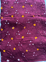 Load image into Gallery viewer, Pure cotton Bandhej fabric 2.5 m
