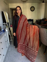 Load image into Gallery viewer, Designer style handblock Kota dupatta