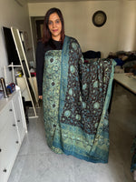 Load image into Gallery viewer, Pure vanaspathi handblocked modal silk 2 piece suit