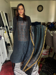 AJRAK linen by linen 2 piece set MF0079