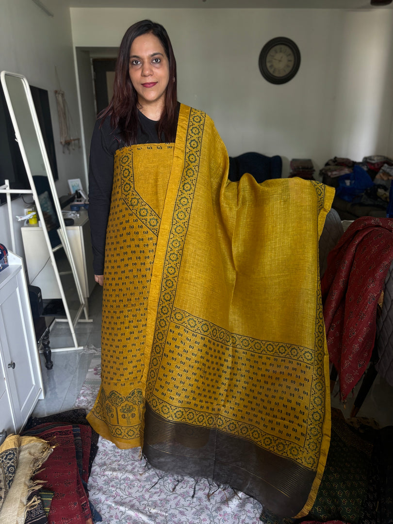 AJRAK linen by linen 2 piece set MF0079