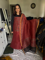 Load image into Gallery viewer, AJRAK linen by linen 2 piece set MF0079